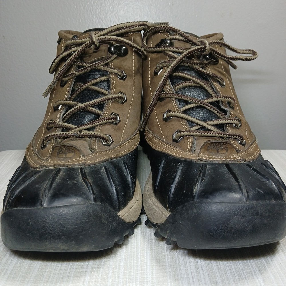 Timberland Men's Sz 7 Leather Waterproof Duck‎ Boot Used barn chore outdoor - Picture 2 of 11